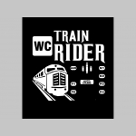 Train WC Rider  mikina s kapucou stiahnutelnou šnúrkami a klokankovým vreckom vpredu 